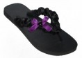 Chinelinho Laço Roxo de Apertado